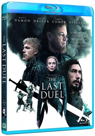 Locandina italiana DVD e BLU RAY The Last Duel 